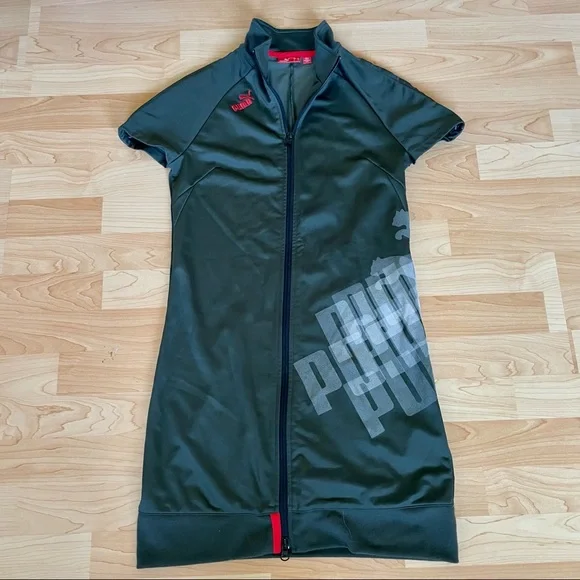 Puma | Dresses | Puma Vintage Retro Sporty Zipdown Street Darkgreen Dress Women Sz Xs 30 | Poshmark Puma | Dresses | Puma Vintage Retro Sporty Zipdown Street Darkgreen Dress Women Sz Xs 30 | Poshmark